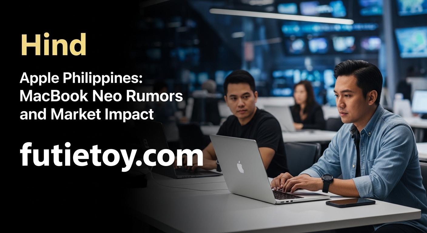 Editorial desk with Apple devices and a Philippine map in a newsroom setting